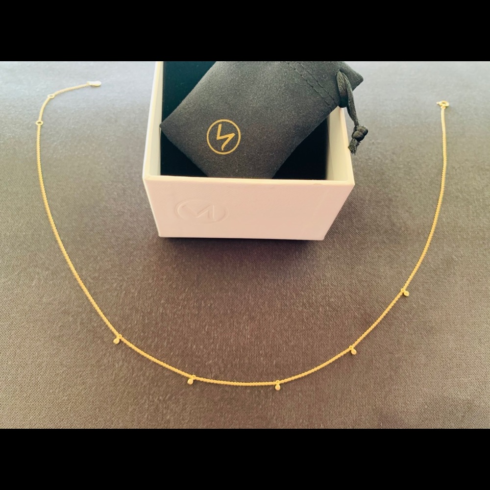 Mejuri Diamonds Station Necklace